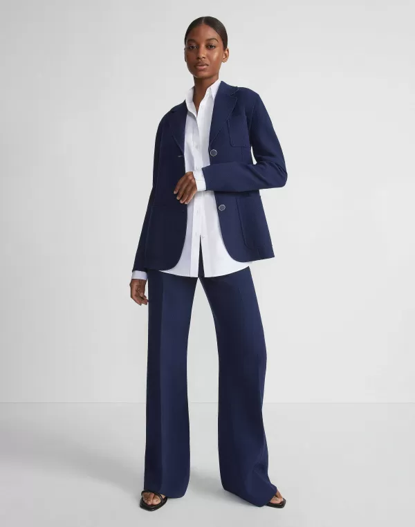 Women Lafayette 148 New York Responsible Wool Nouveau Crepe Chore Jacket